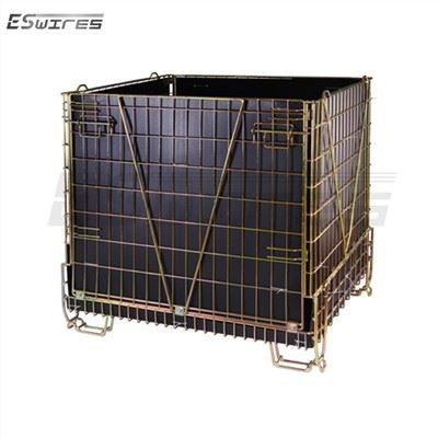 Поцинкована сгъваема телена клетка за съхранение